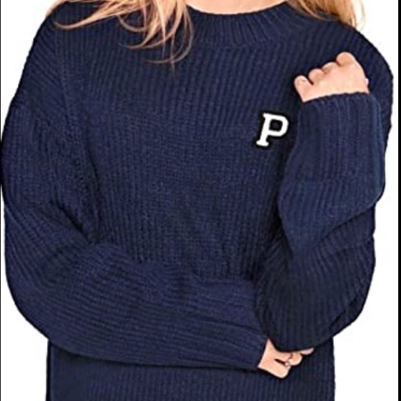 Victoria Secret Pink Boyfriend Sweater, Large
